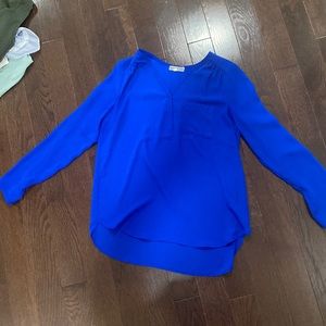 Royal Blue Blouse